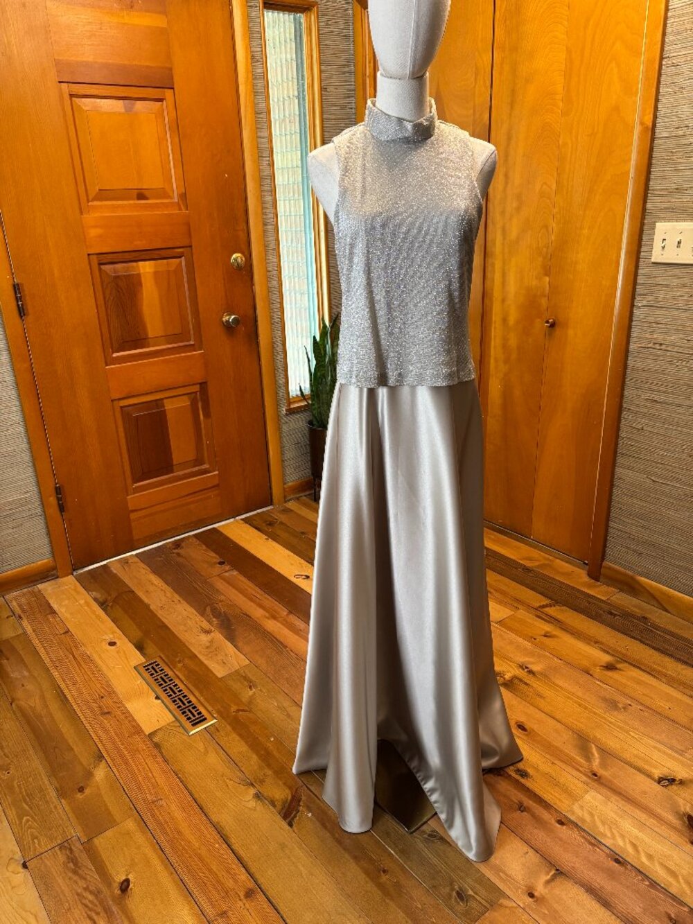 Vintage 90's Adrianna by Rachel Kaye Gold Gown